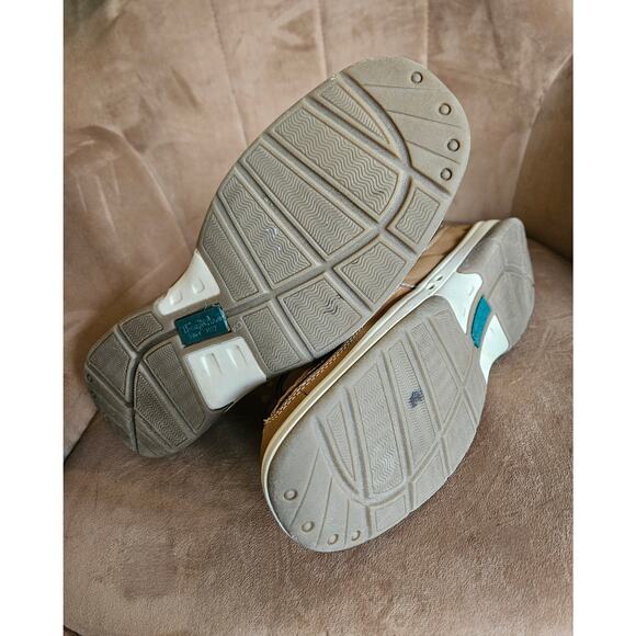 Thom McAn Men's Kellan 3 Lace Up Boat Shoes Brown Leather Size 9 - Picture 7 of 10